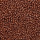 Miyuki rocailles Perlen 15/0 - Duracoat opaque cognac brown 15-4492